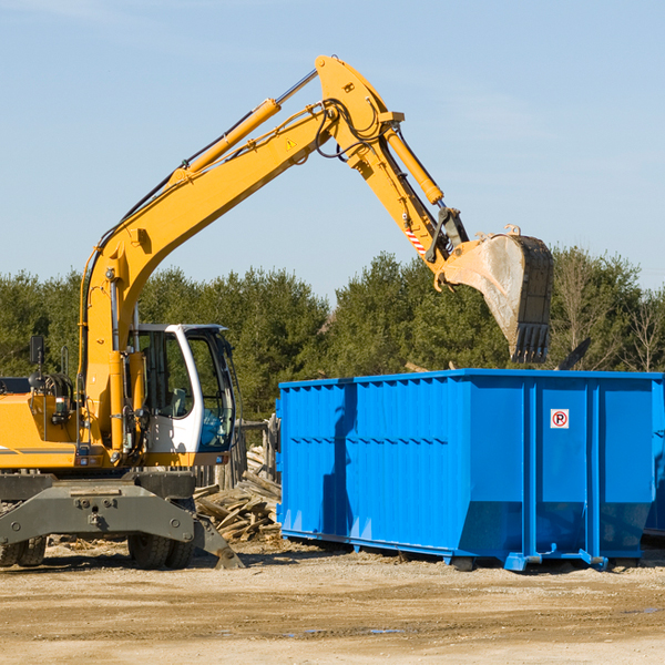 what are the rental fees for a residential dumpster in Lowden